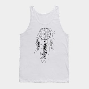 Poetic Key of Dreams B&W Tank Top